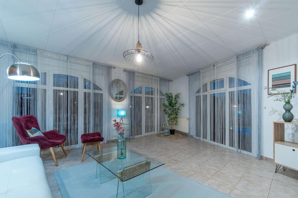 Sm21-Gran Casa De Vacaciones En La Playa, 4 Habitaciones, Climatizada, Piscina, Barbacoa Y Wifi Емпуріабрава Екстер'єр фото