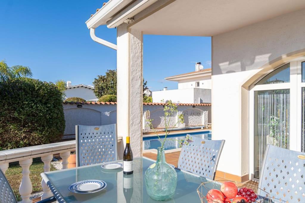 Sm21-Gran Casa De Vacaciones En La Playa, 4 Habitaciones, Climatizada, Piscina, Barbacoa Y Wifi Емпуріабрава Екстер'єр фото